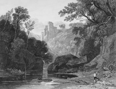 View of Roslin Castle by John Thomson
